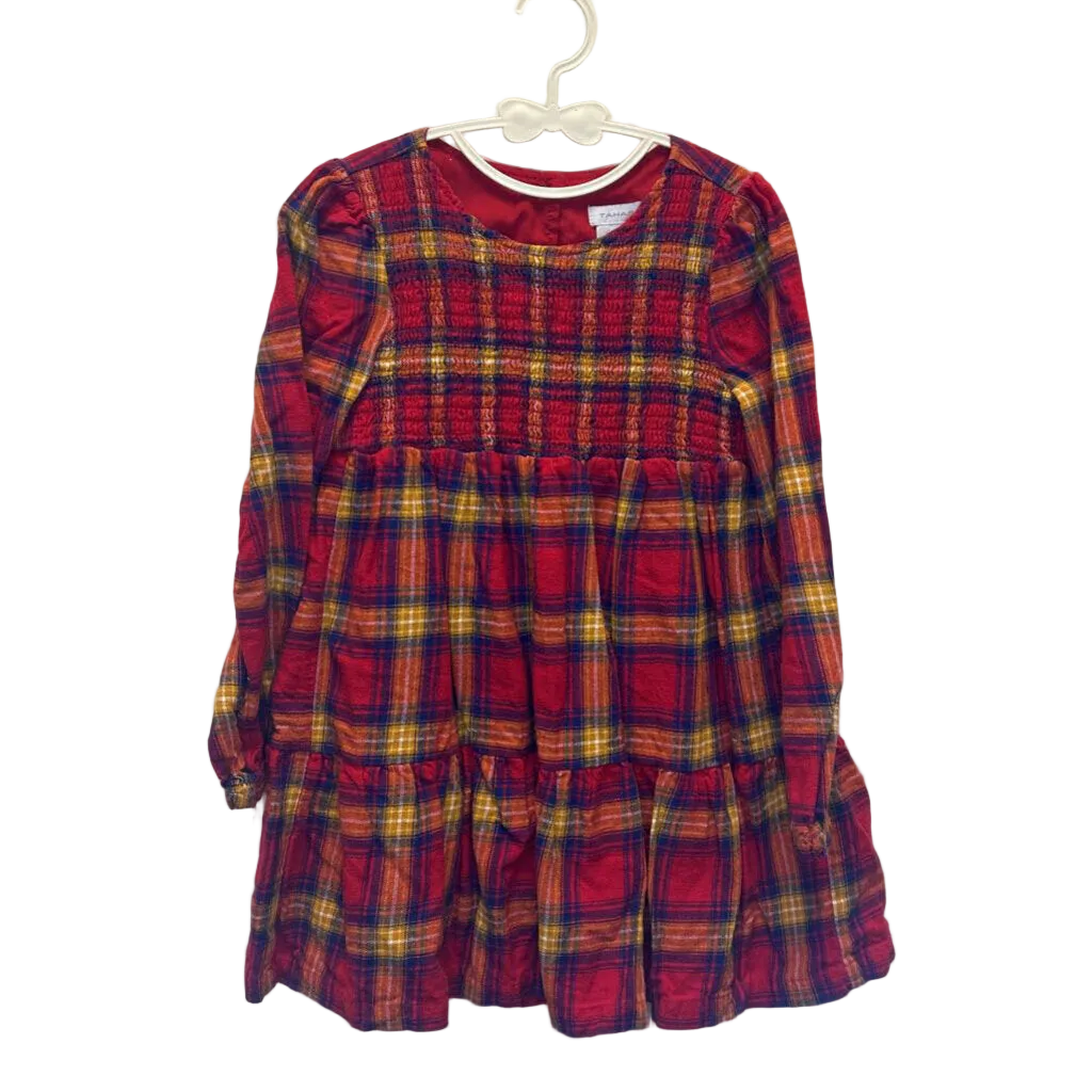 LS Smock Style Dress/Plaid