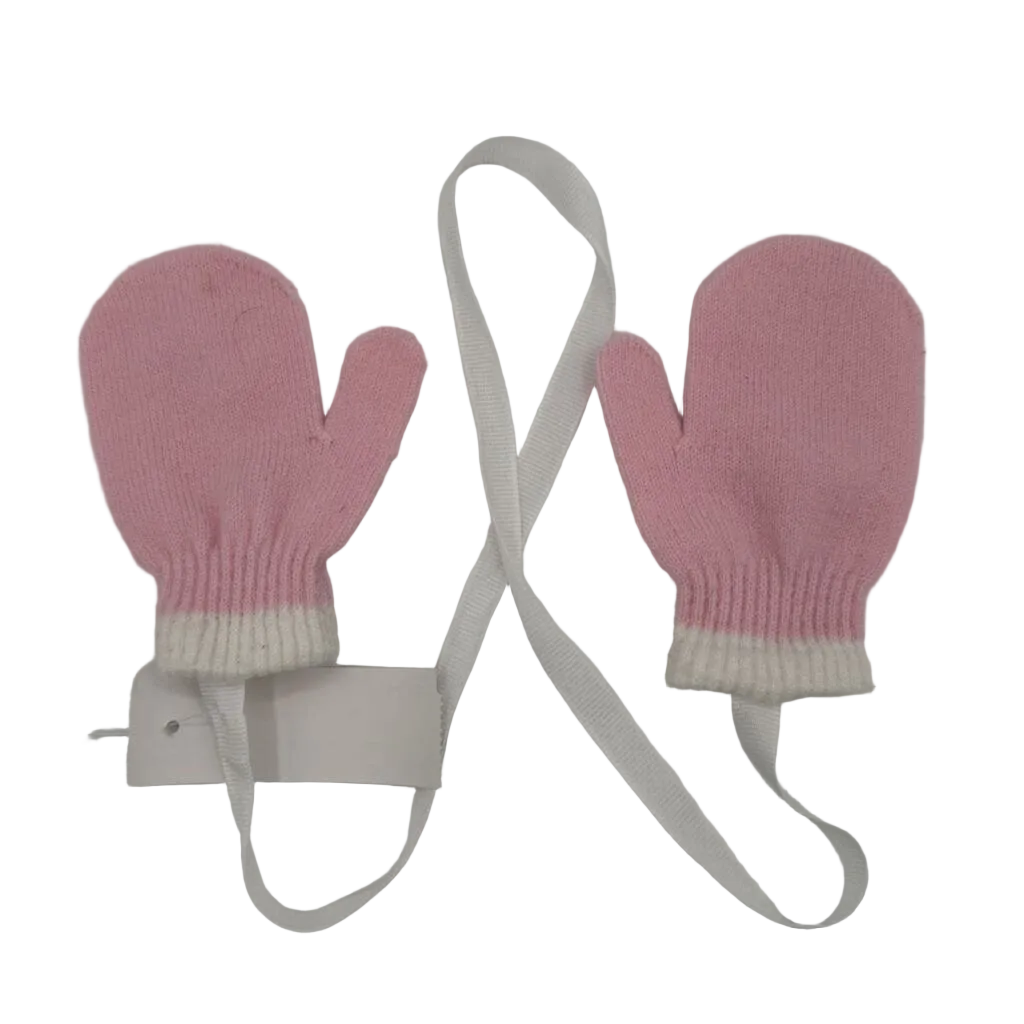 Toddler Mittens with Ribbon