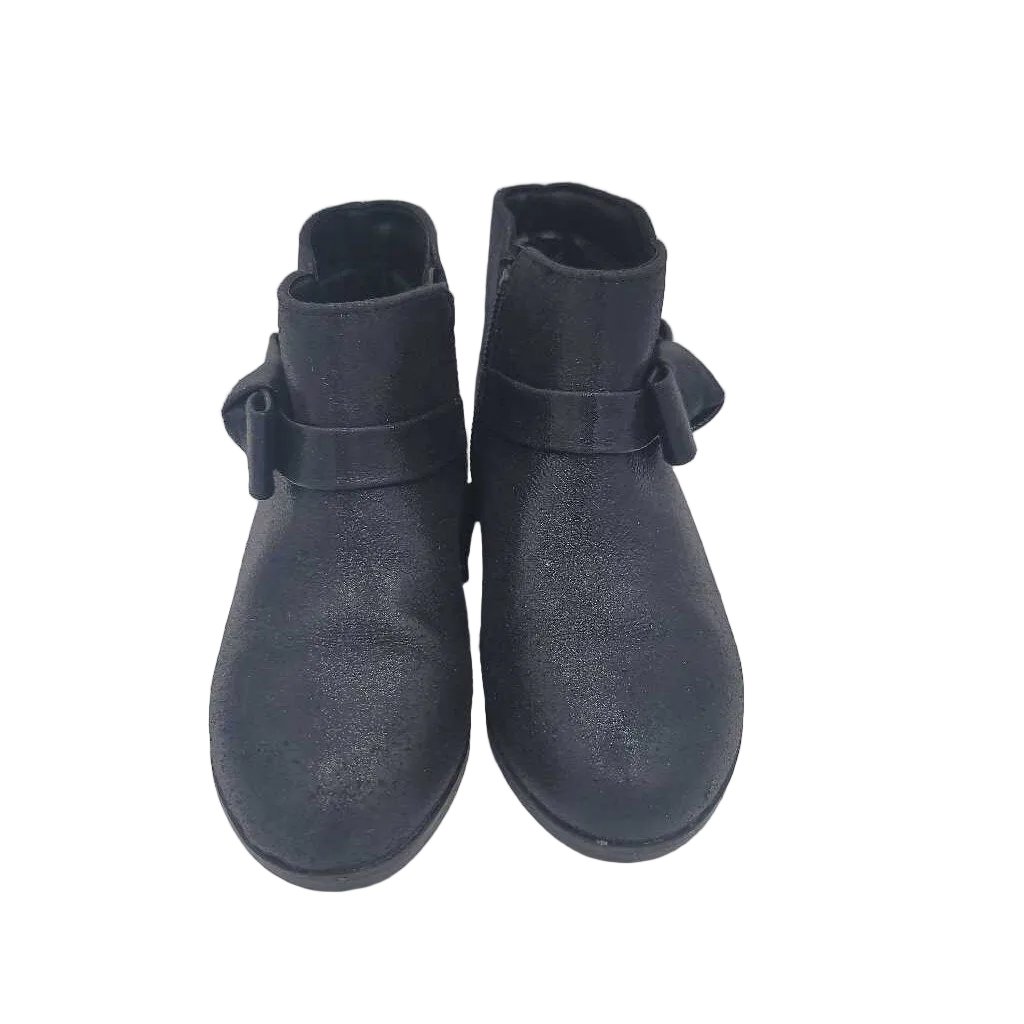 Ankle Boots with Bow/Zipper