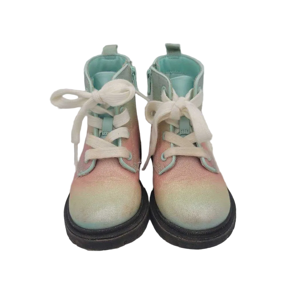 Lace up Boots/Rainbow