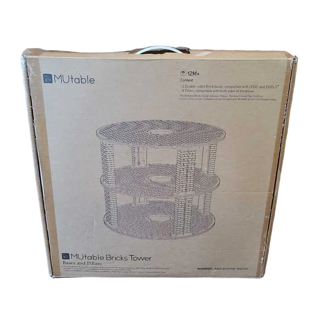 Bricks Tower-Double Sided Base & Pillars