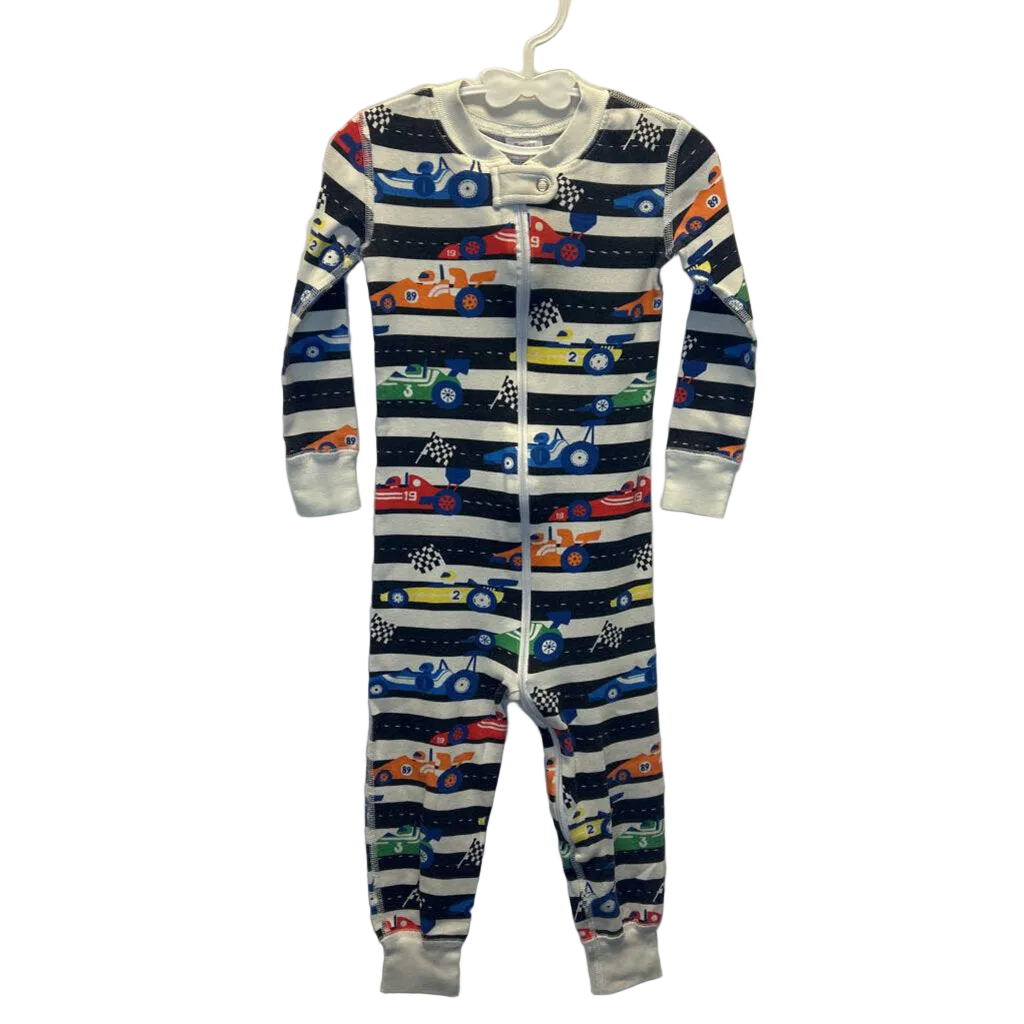 LS Footless Onesie / Race Cars