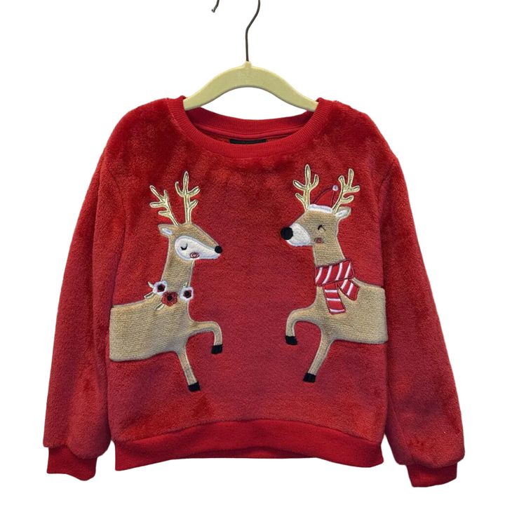 Christmas Reindeer Sweater Set