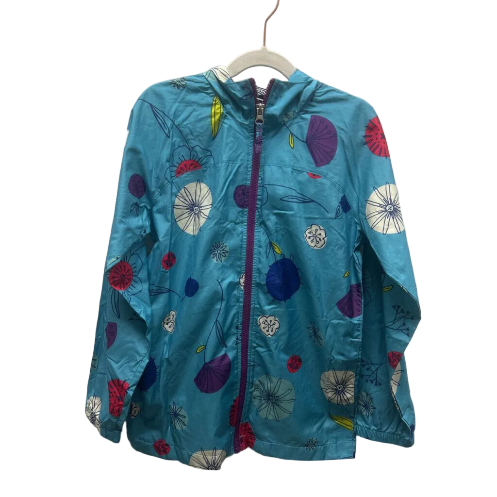 LS Hooded Rain Jacket/Floral