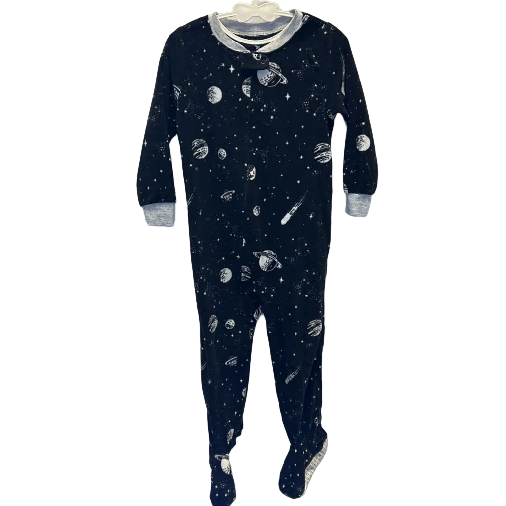 LS Footed Onesie / Space