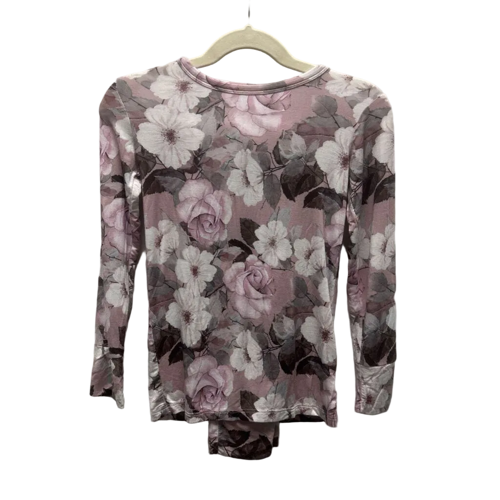 LS Shirt + Pants Pajamas / Flowers