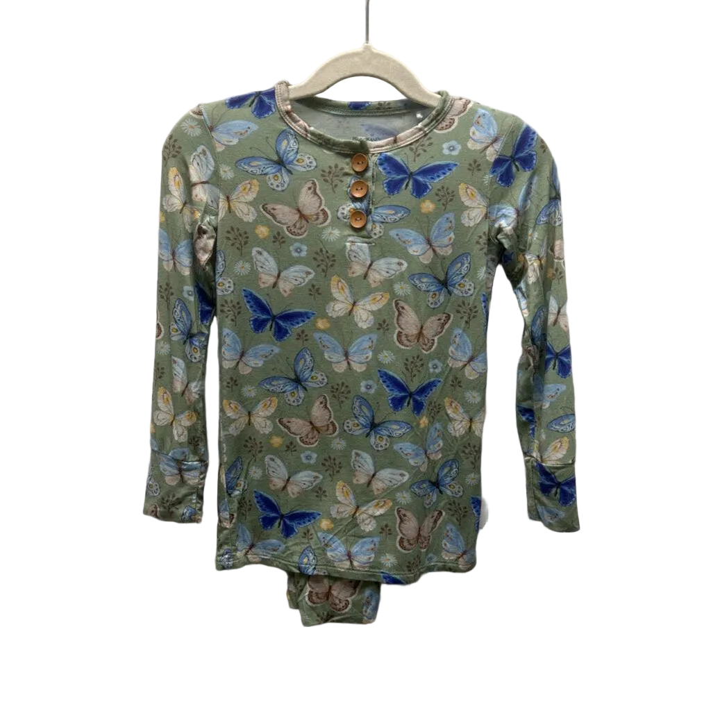 LS Shirt + Pants Pajamas / Butterflies