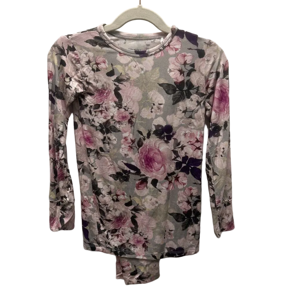 LS Shirt + Pants Pajamas / Flowers