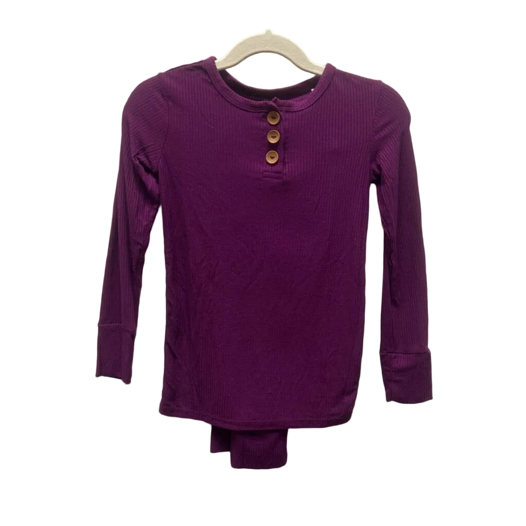 LS Shirt + Pants Pajamas / Ribbed