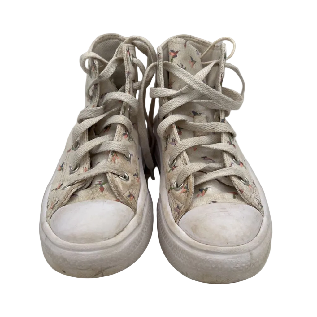 Lace Up Sneakers/Birds