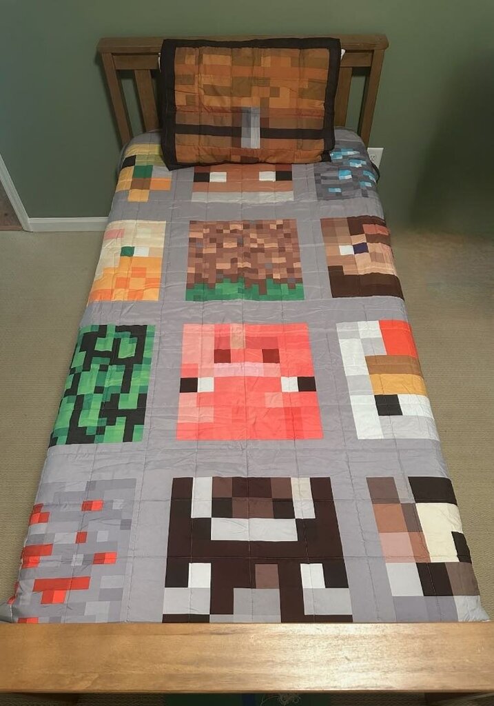 Mine Craft Comforter/Sheet Set