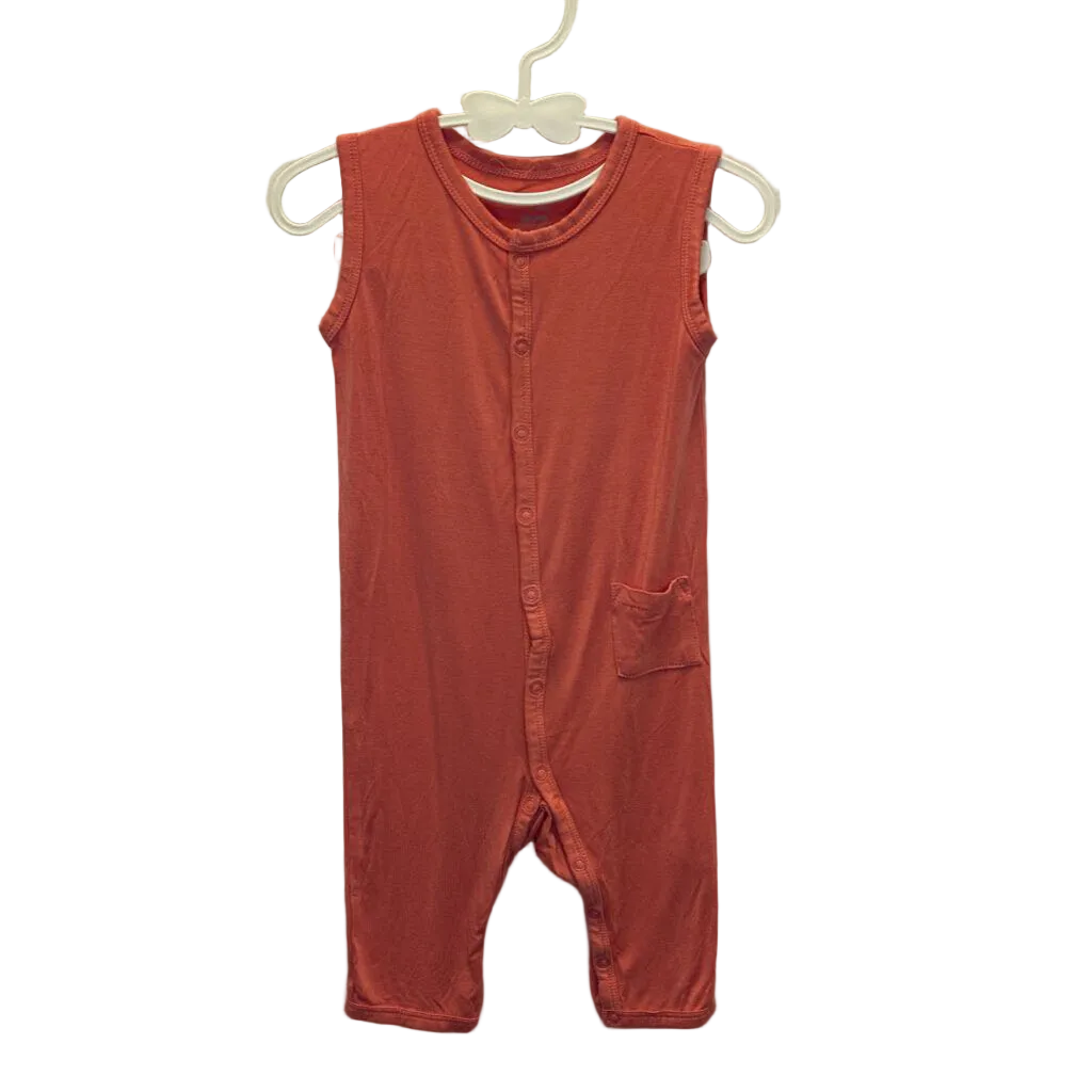 Sleeveless Romper / Pocket