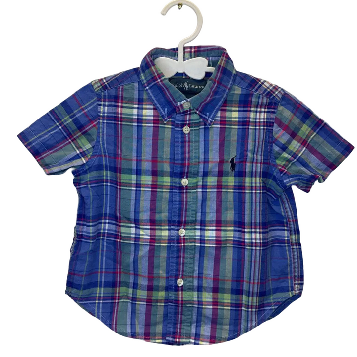 SS Collared Button Down / Plaid