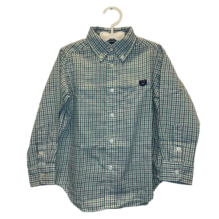 LS Collared Button Down / Plaid