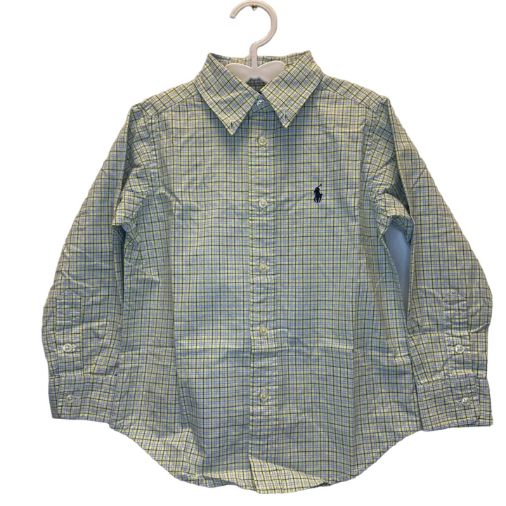 LS Collared Button Down / Plaid