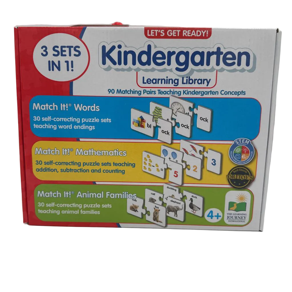 Kindergarten Learning Library/ 3-in-1