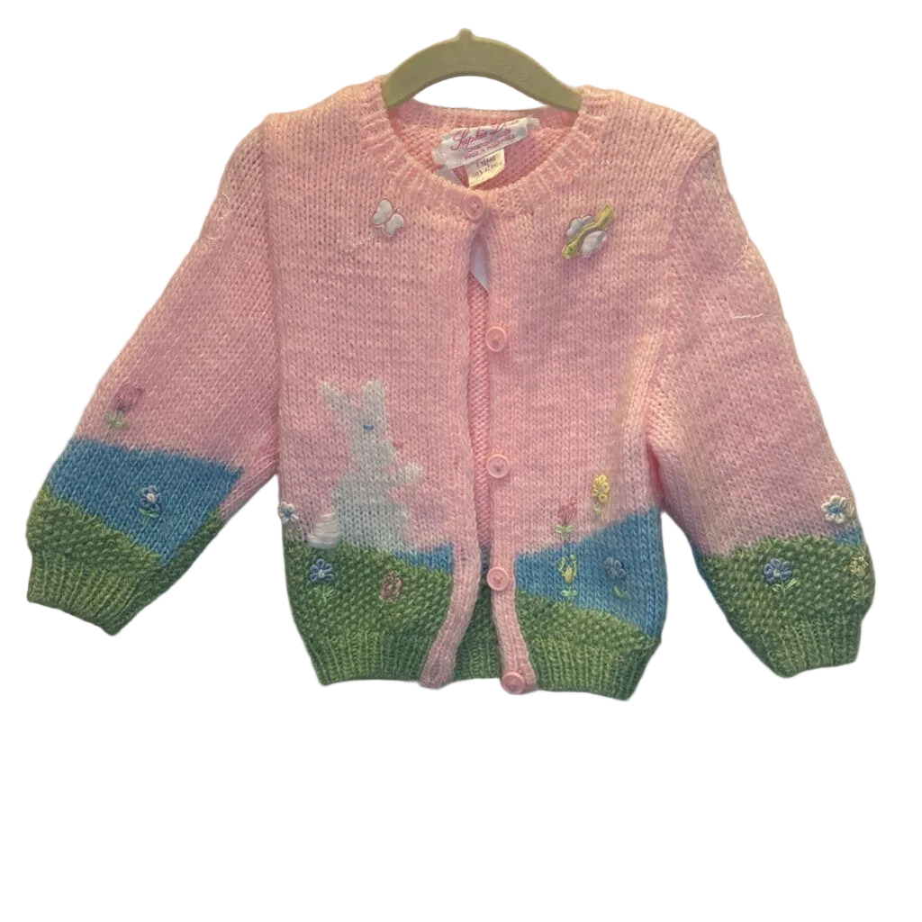LS Knitted Easter Cardigan/Button