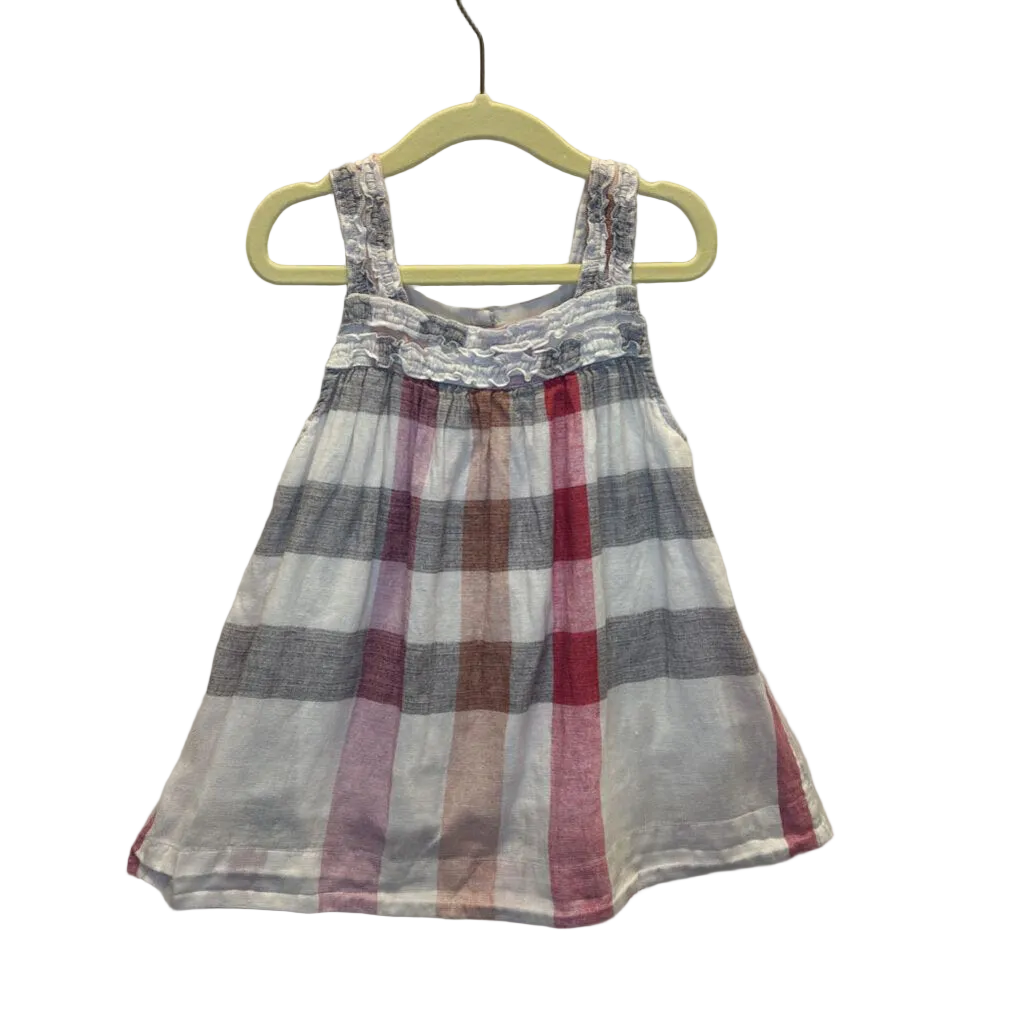 Tank Top Dress/ Plaid Pattern
