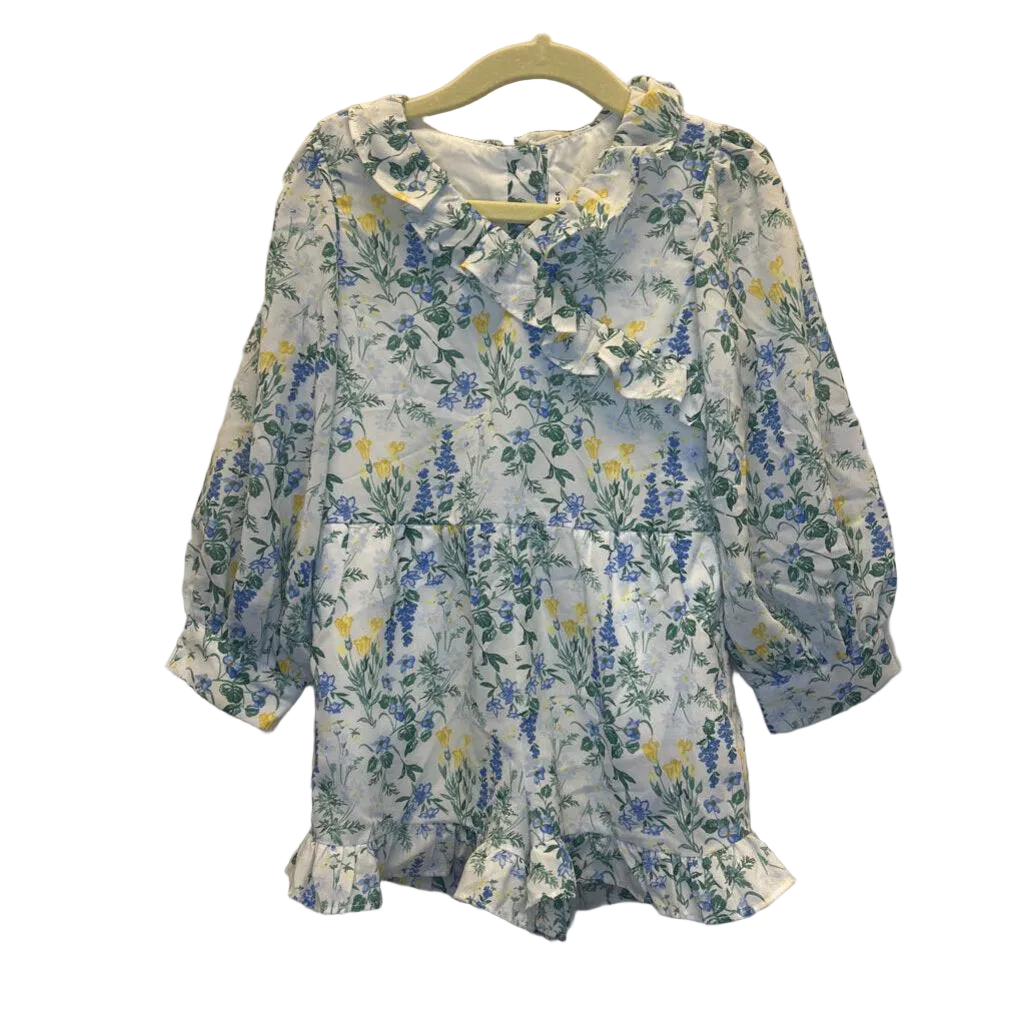 LS V Neck Dress/Floral