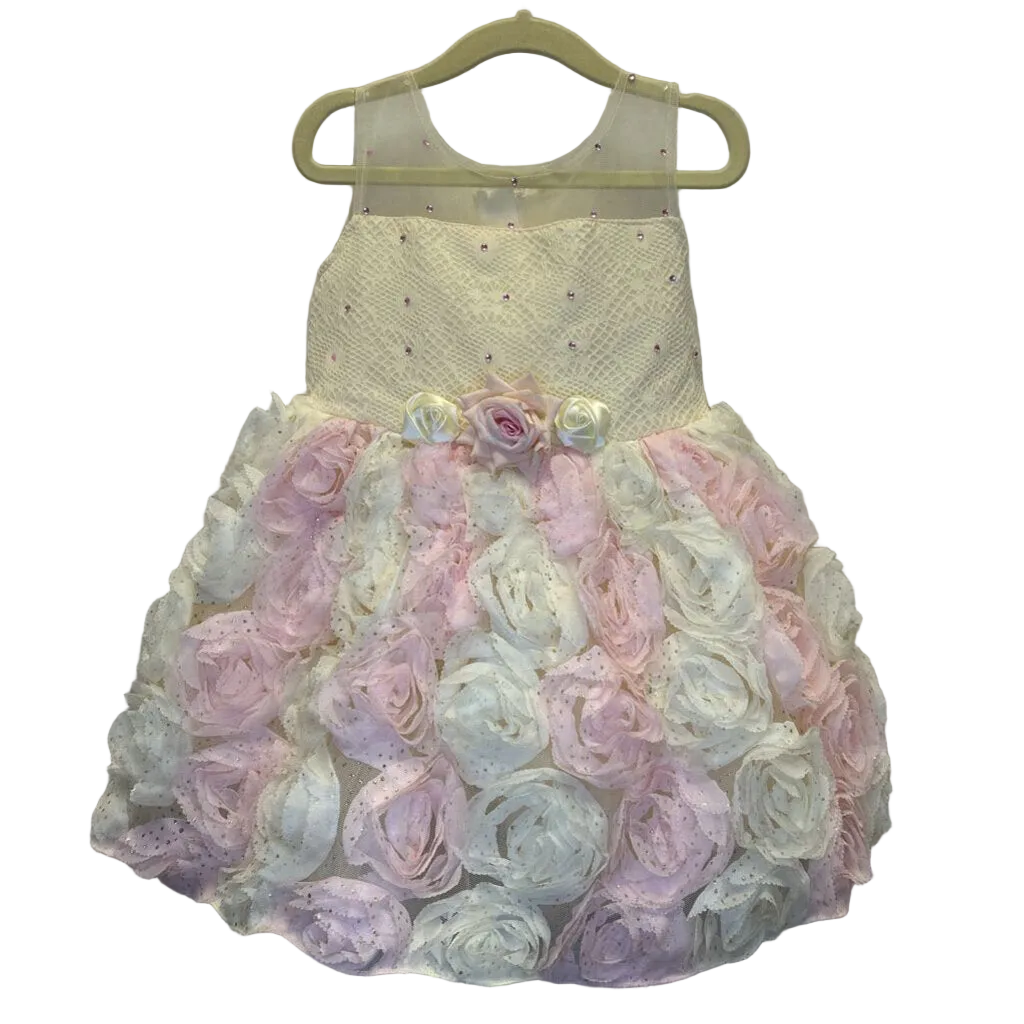 Tank Top Dress/Rose Tulle & Gems