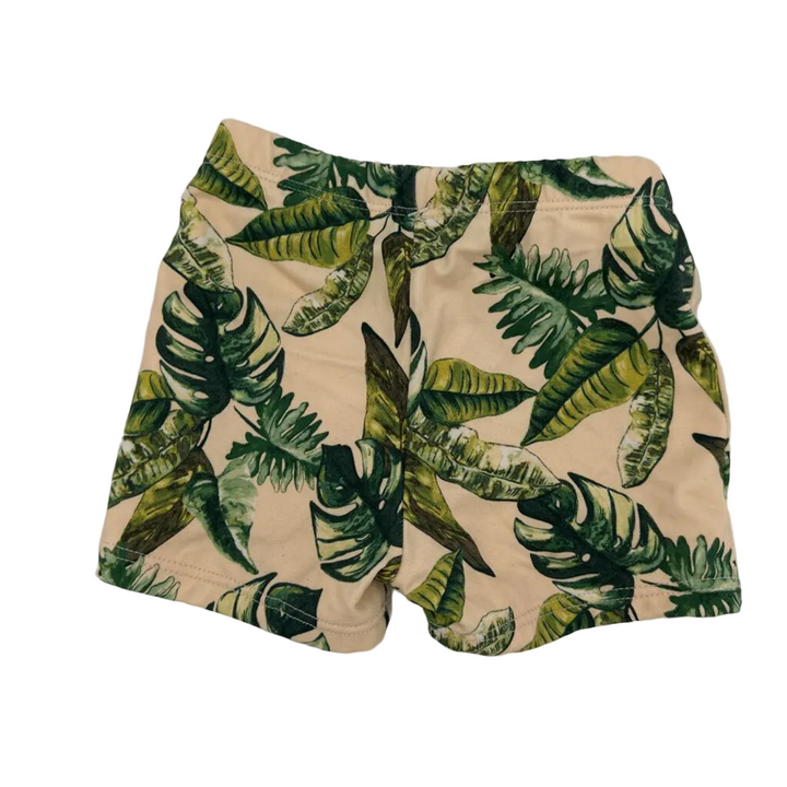 Elastic Waist Swim Shorts