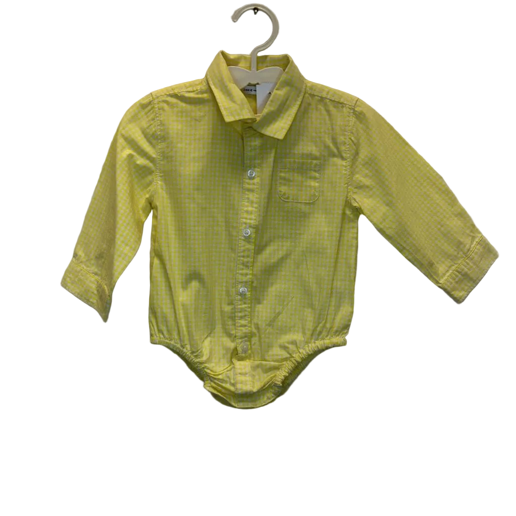 LS Collared Onesie Shirt/Snaps