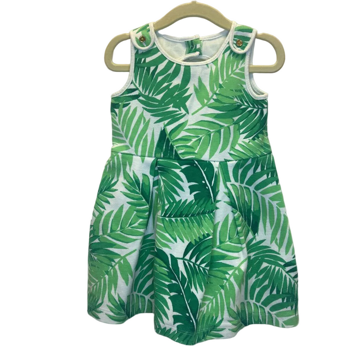 Tank Top Dress/Palm Leaves