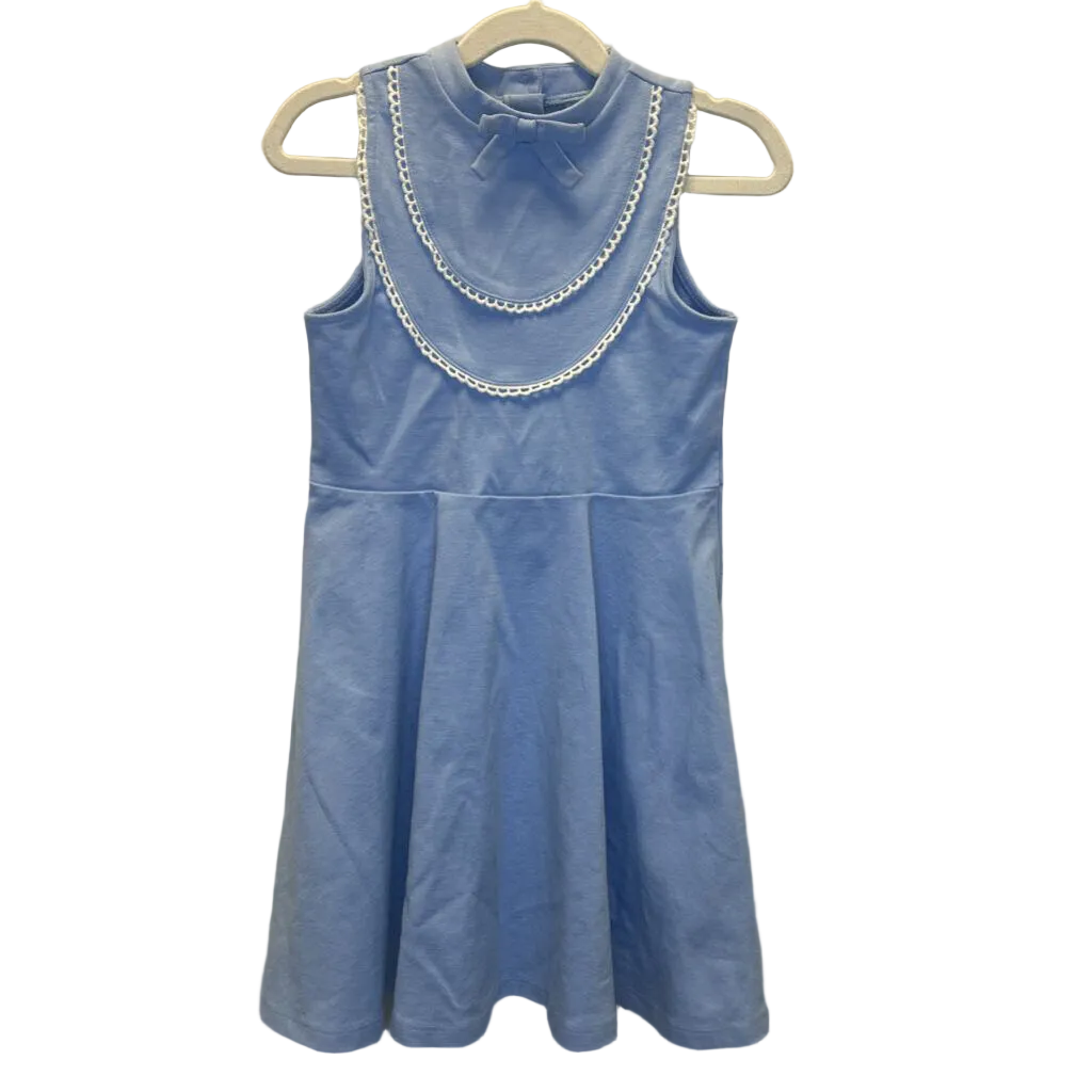 Sleeveless High Neck Dress/Bow