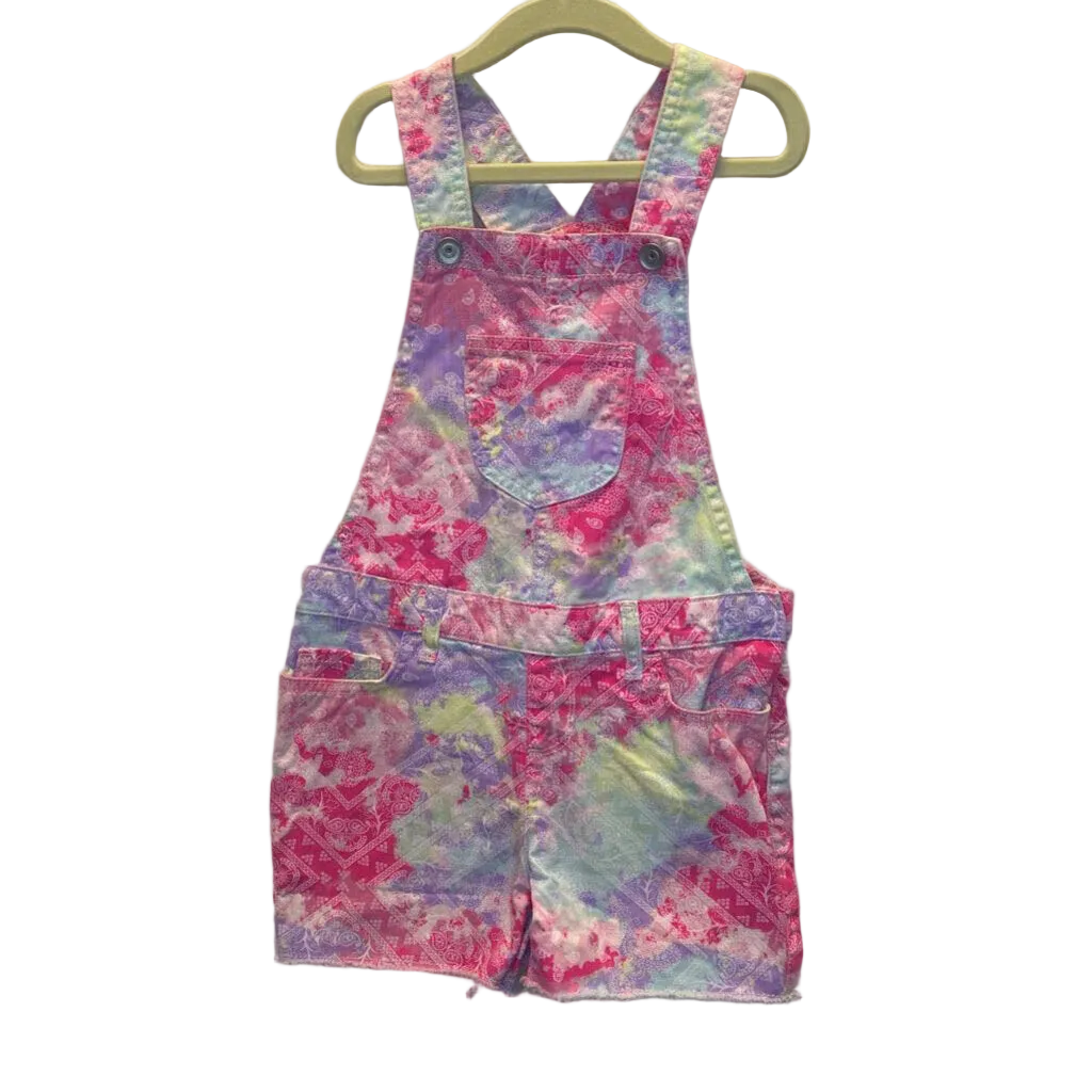 Overall Shorts/Tie Dye