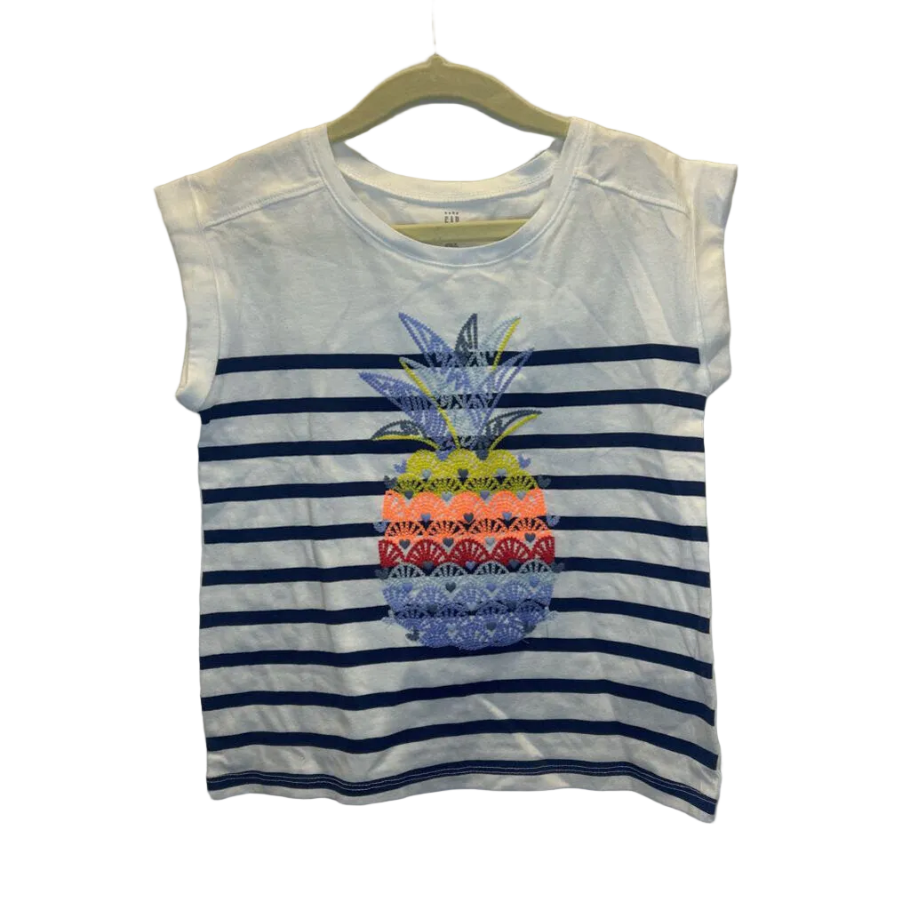 SS T-Shirt/ Stripes & Pineapple