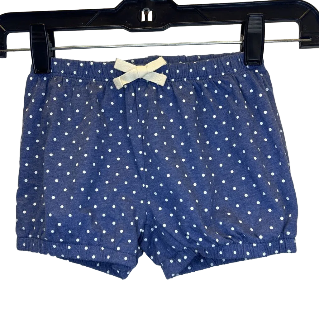 Elastic Waist & Leg Shorts/Polk-a-Dot