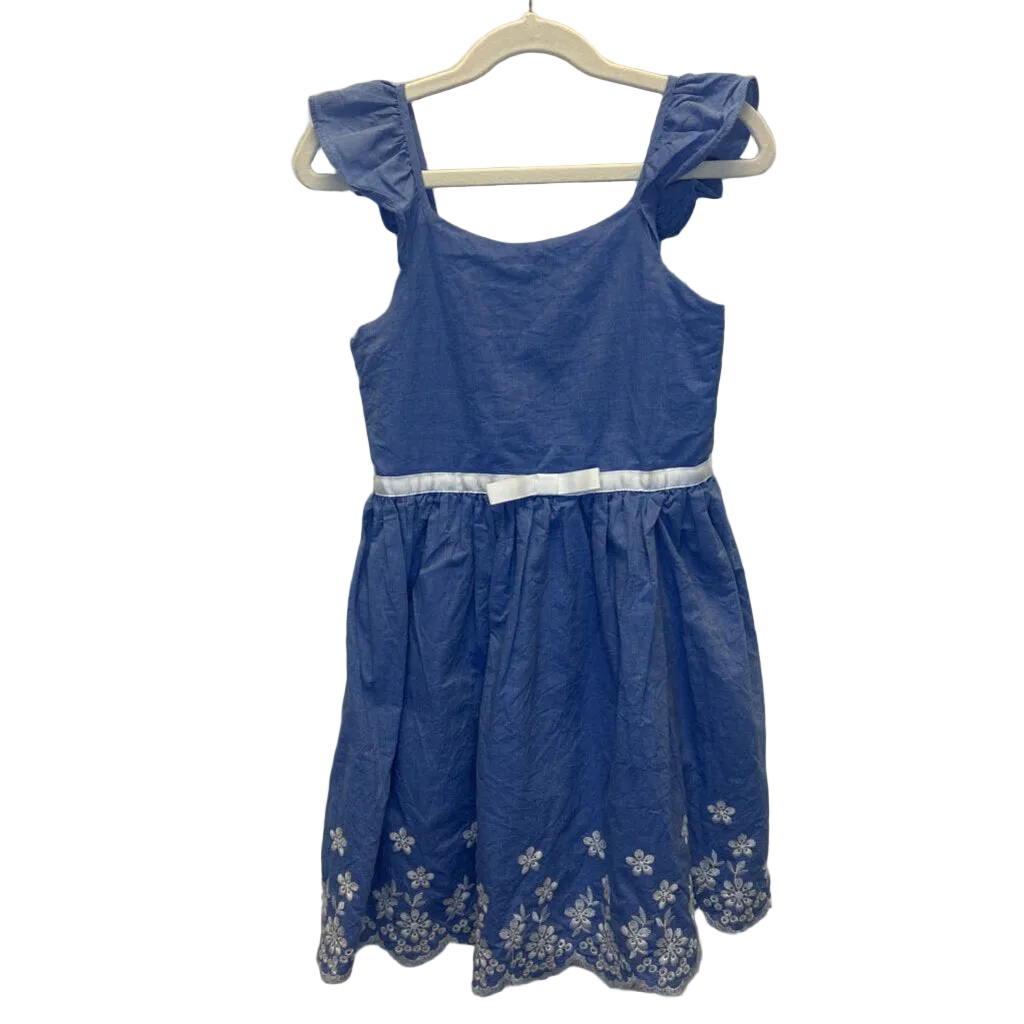 Tank Top Dress/Embroidered Flowers