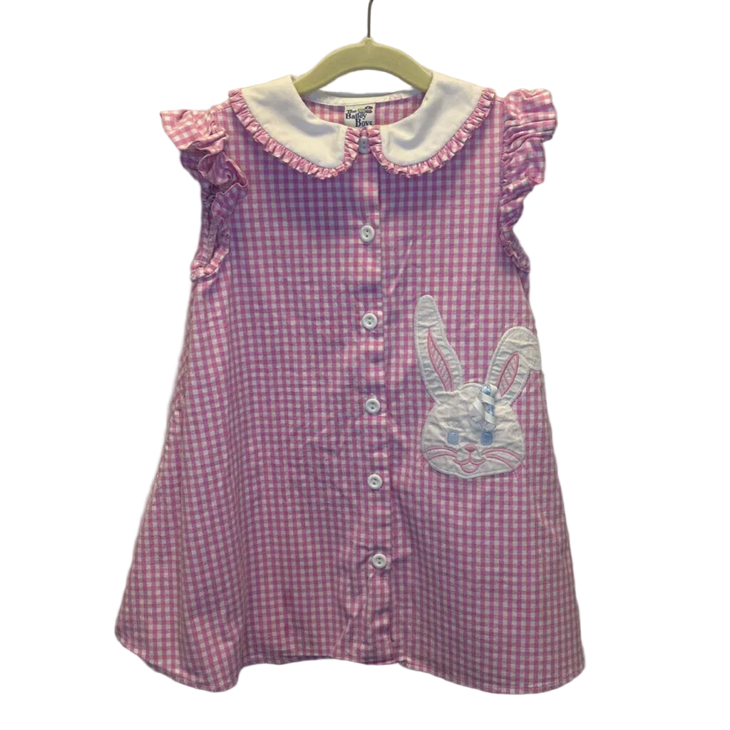 Sleeveless Dress/ Peter Pan Collar/Checkered