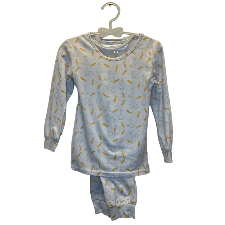 LS Shirt + Pants Pjs Set / Bunnies