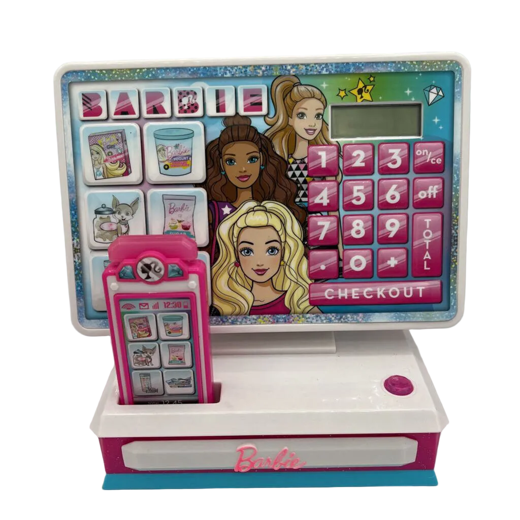 Barbie Cash Register + Phone (Missing Paper Money