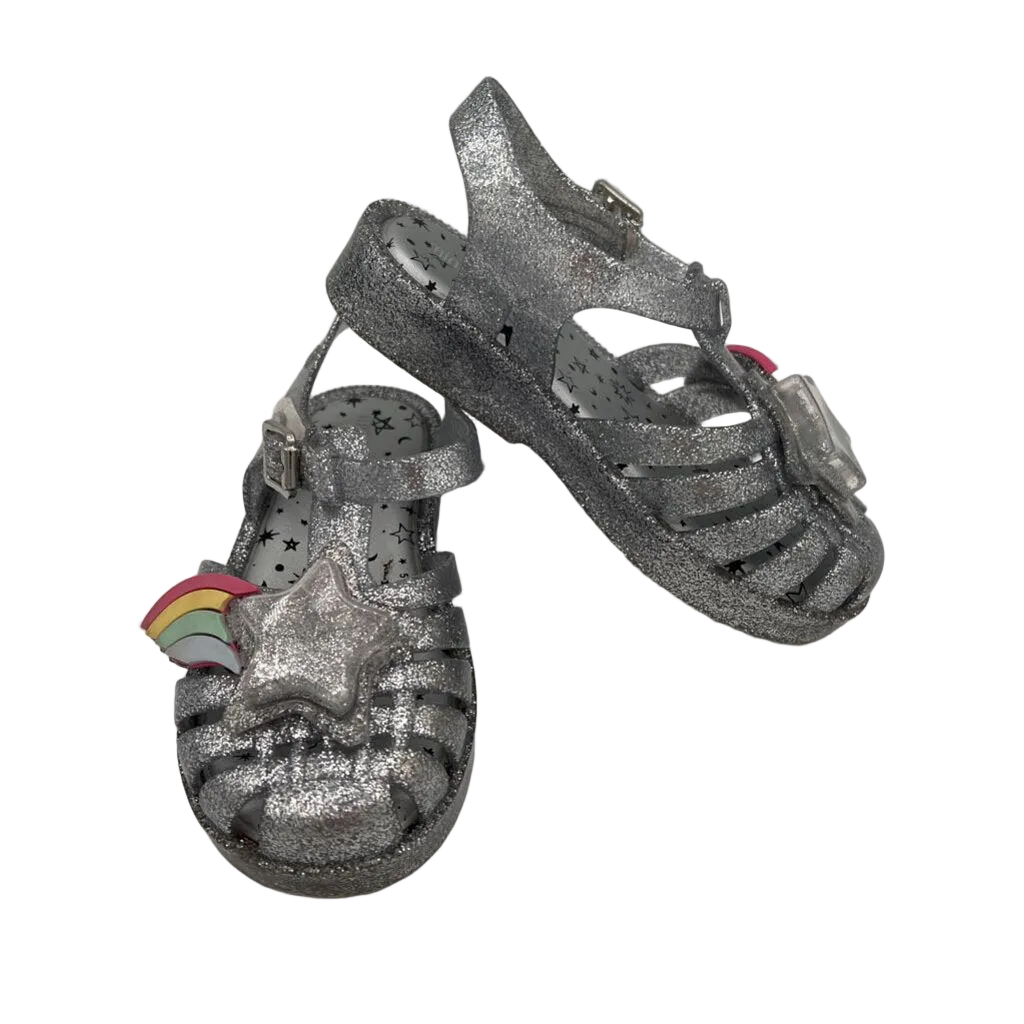 Velcro Clasp Jelly Shoes / Stars