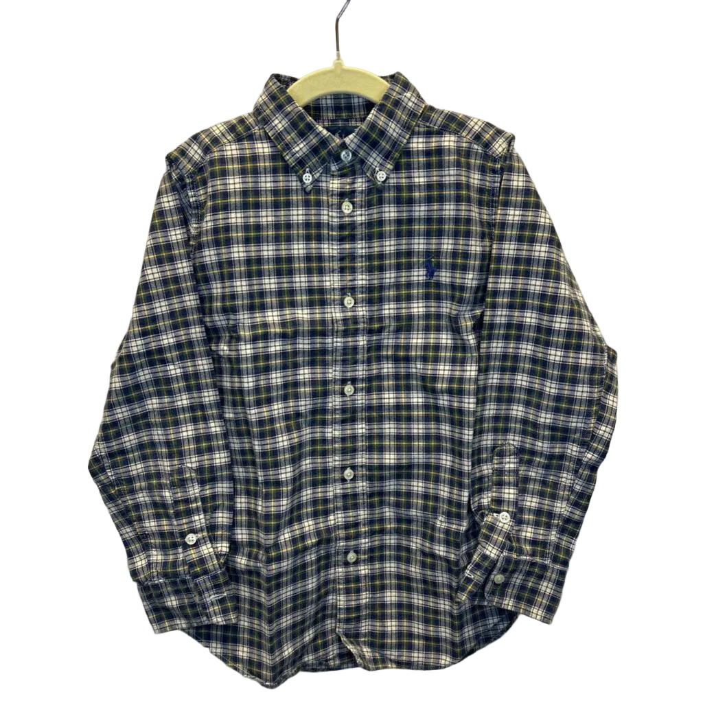 LS Collared Button Down / Plaid