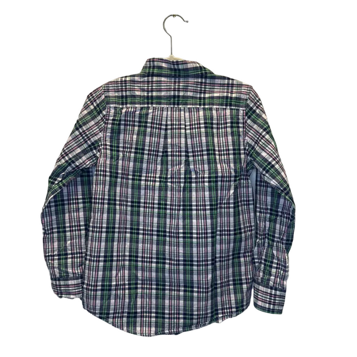 LS Collared Button Down / Plaid