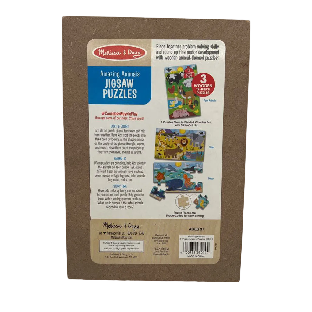 Amazing Animals: Jigsaw Puzzles