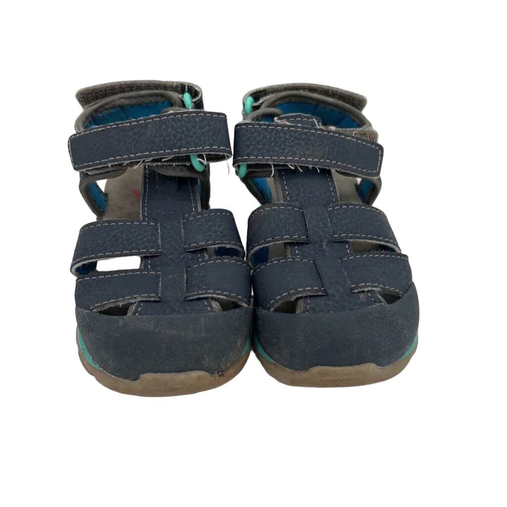 Velcro Clasp Closed Toe Sandals