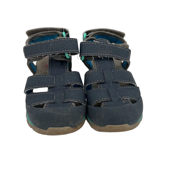 Velcro Clasp Closed Toe Sandals