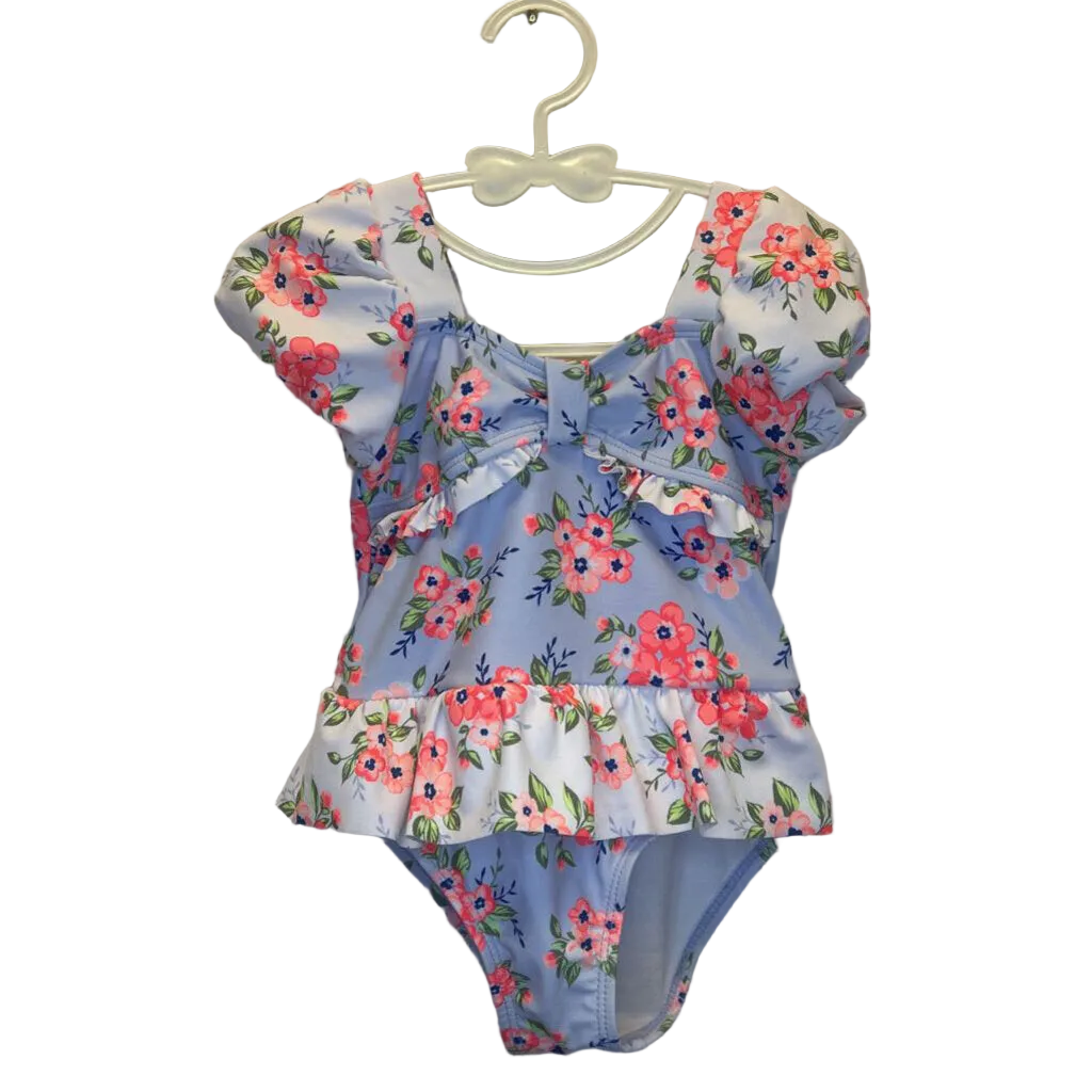 SS One Piece Bathing Suit / Flowers
