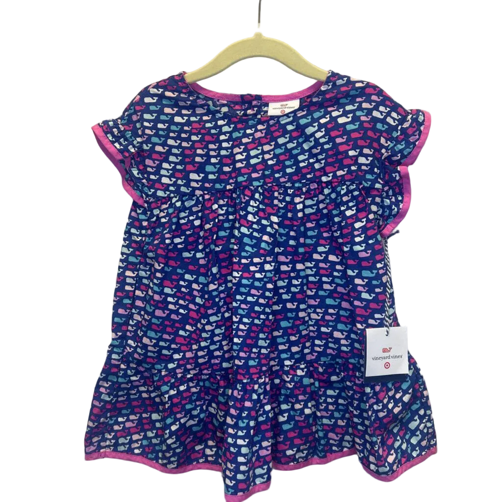 SS Twirl Dress/Whales
