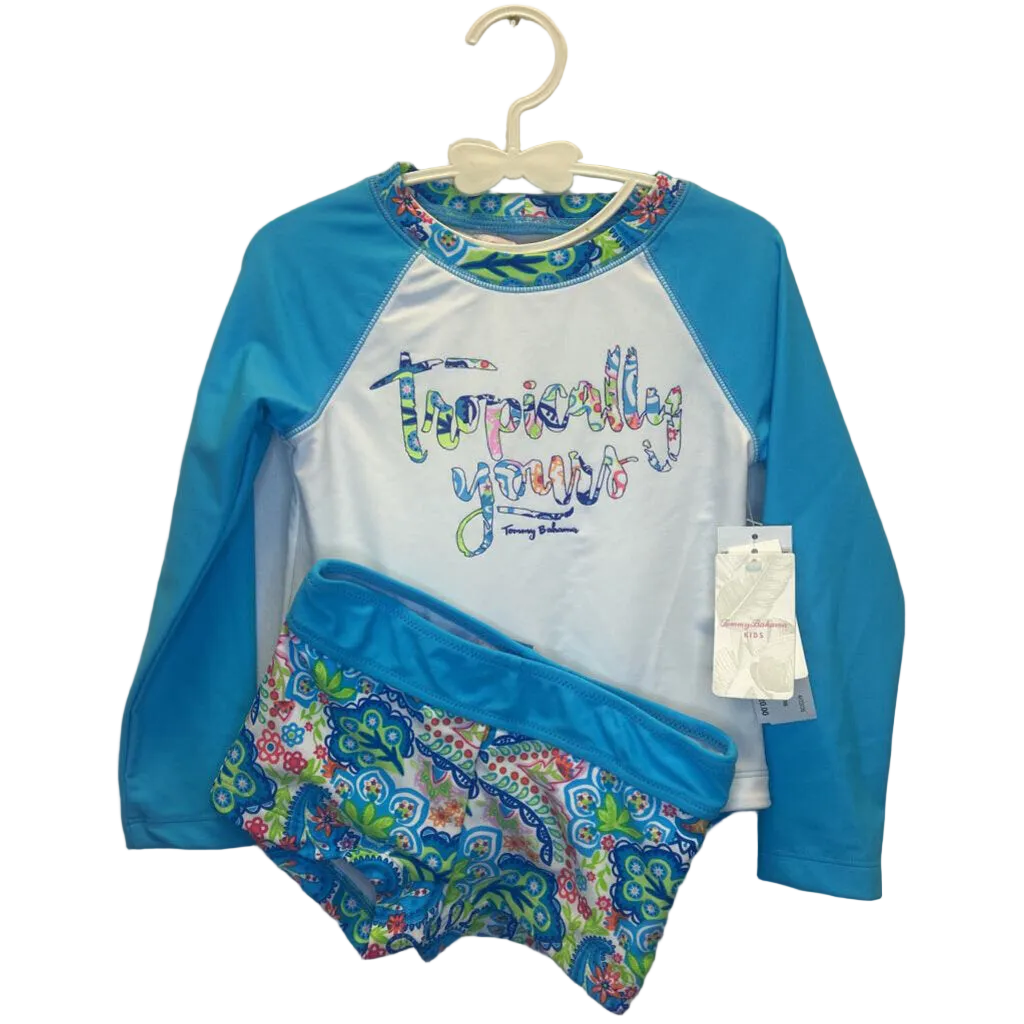 LS Rash Guard & Short Swim Bottoms