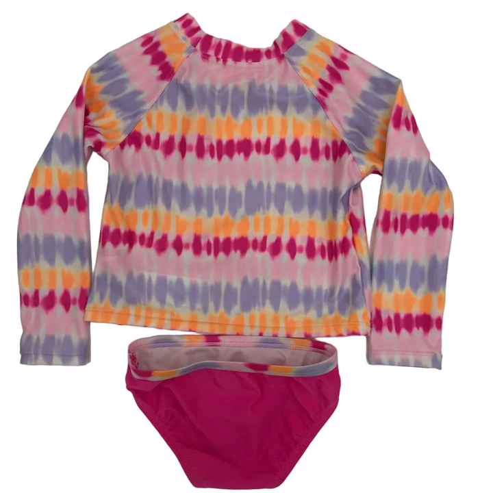 LS Rash Guard & Swim Bottoms / Tie Dye