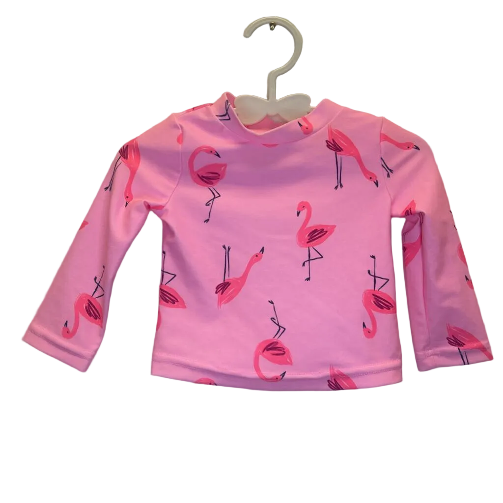 LS Rash Guard / Flamingos