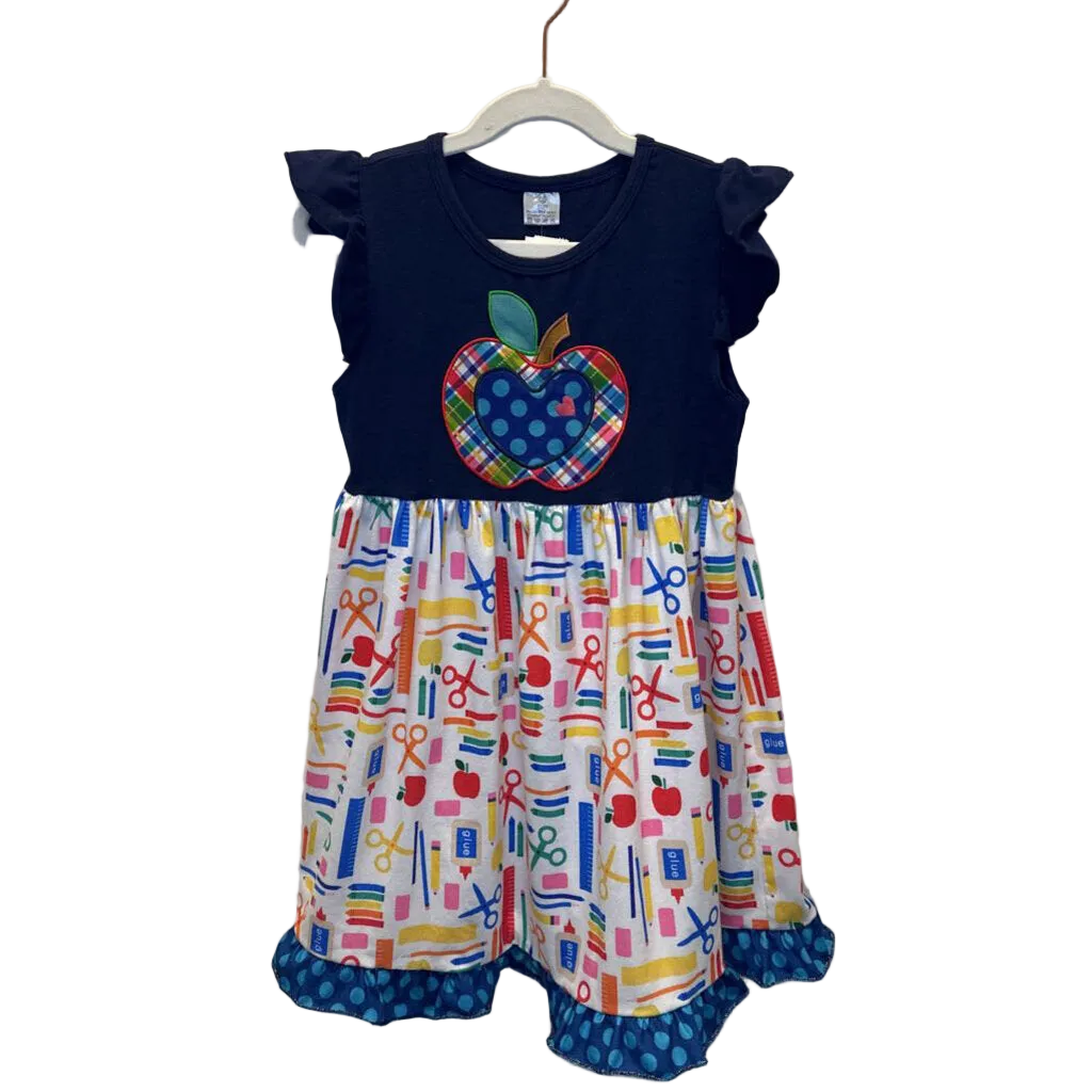 Sleeveless Ruffle Dress / School Pattern