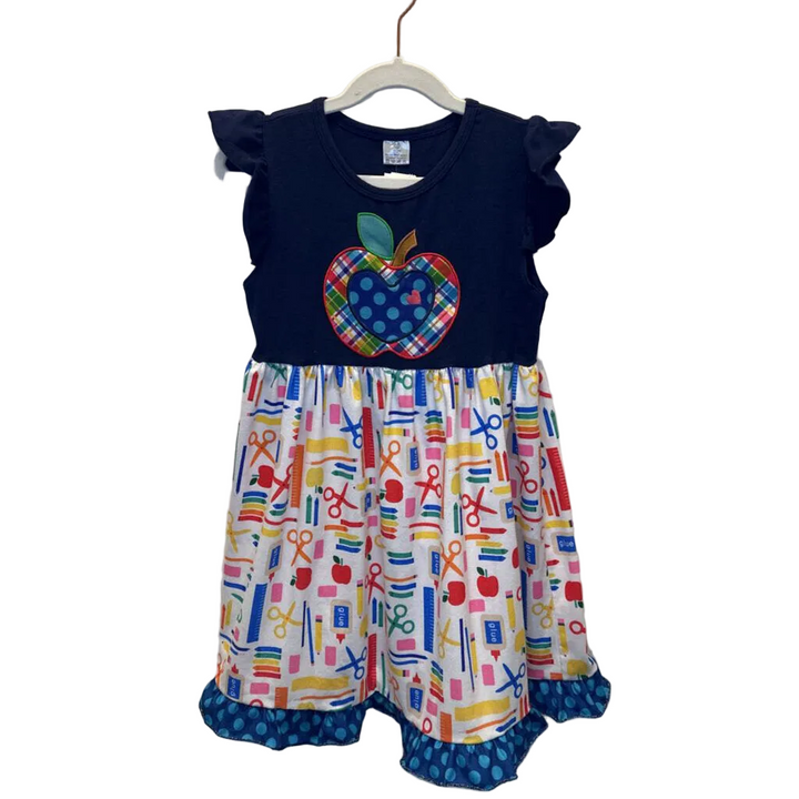 Sleeveless Ruffle Dress / School Pattern