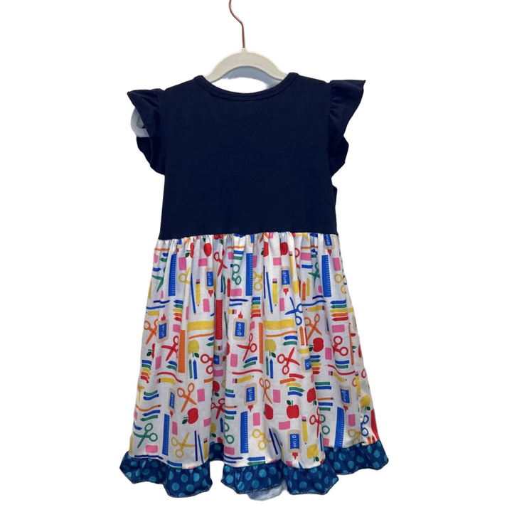 Sleeveless Ruffle Dress / School Pattern