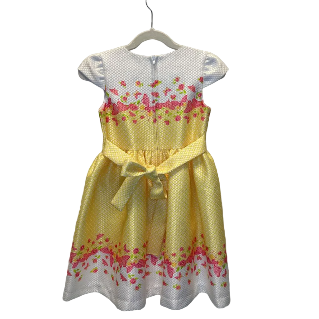 Sleeveless Capped Sleeve Dress / Butterflies